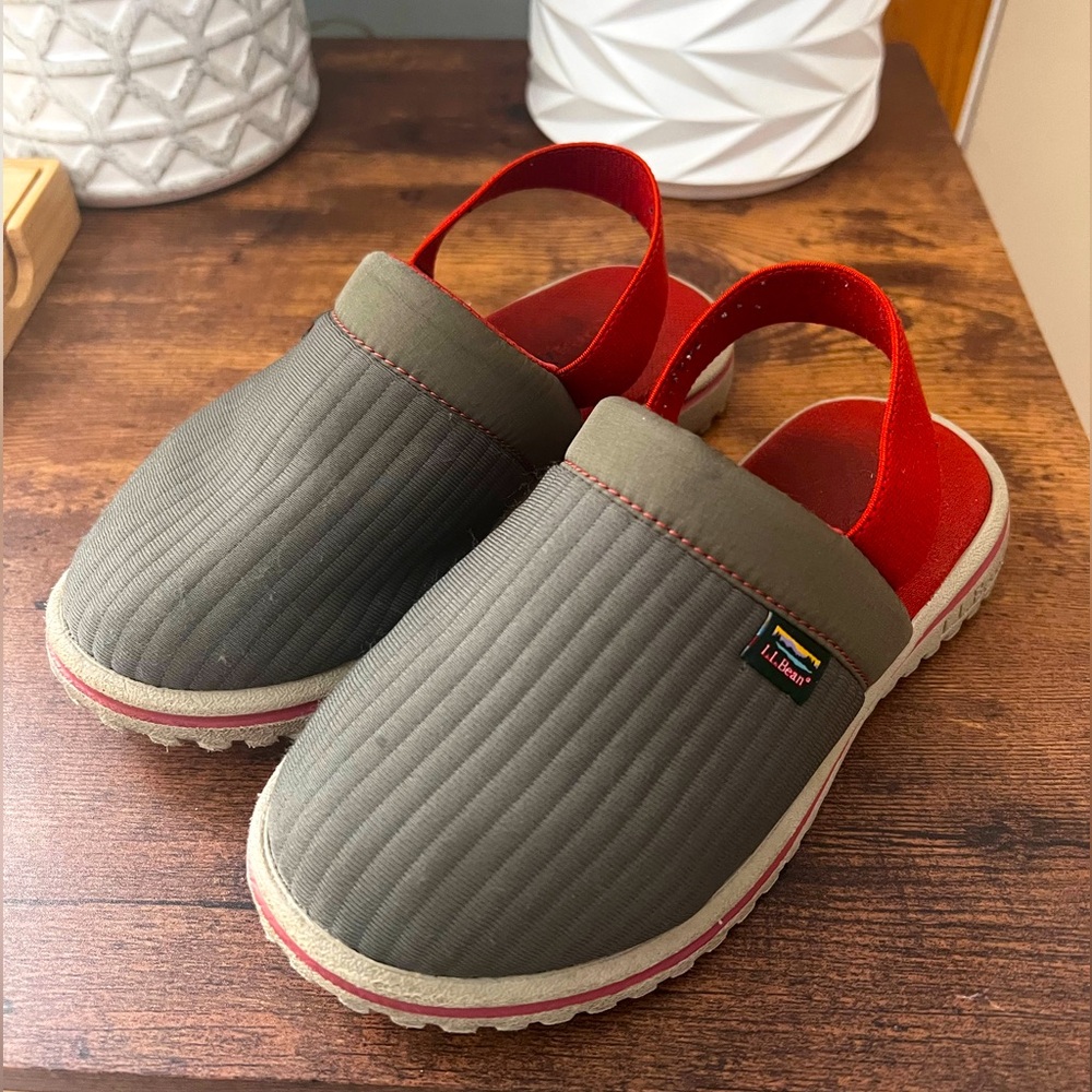 little kids LL BEAN clog slippers